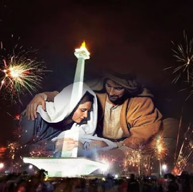 Perayaan Natal 2017 di Monas itu Tanpa Yesus