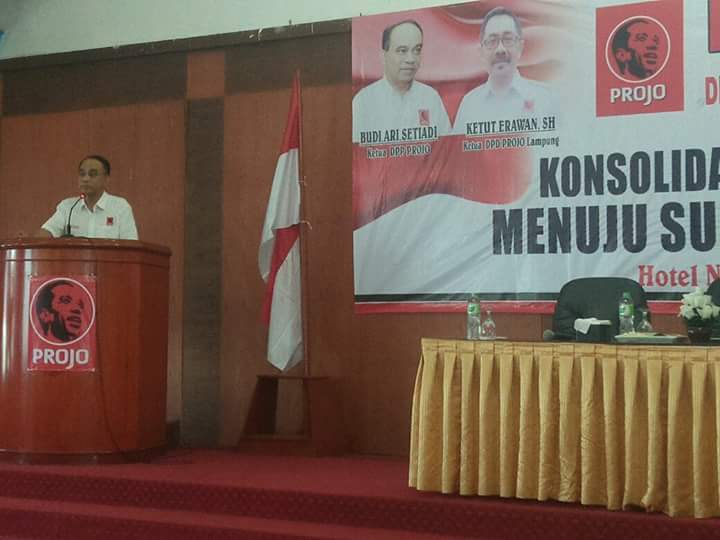 PROJO Lampung Optimis Jokowi 2 Periode