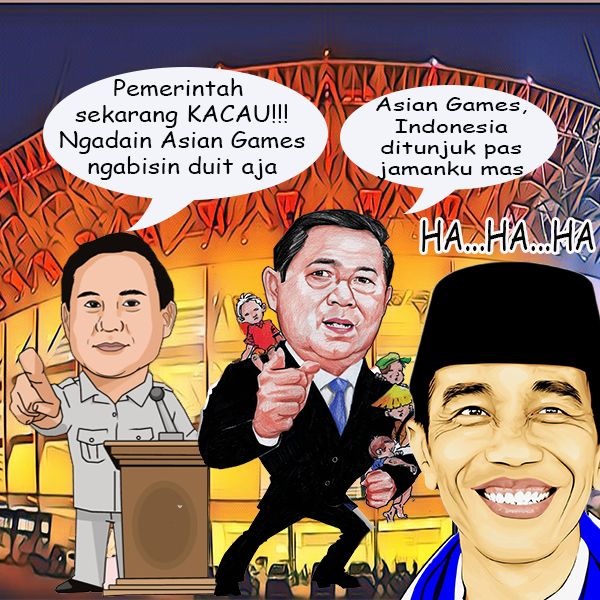 Prabowo Salah Sasaran Kritik Tentang Infrastruktur Asian Games