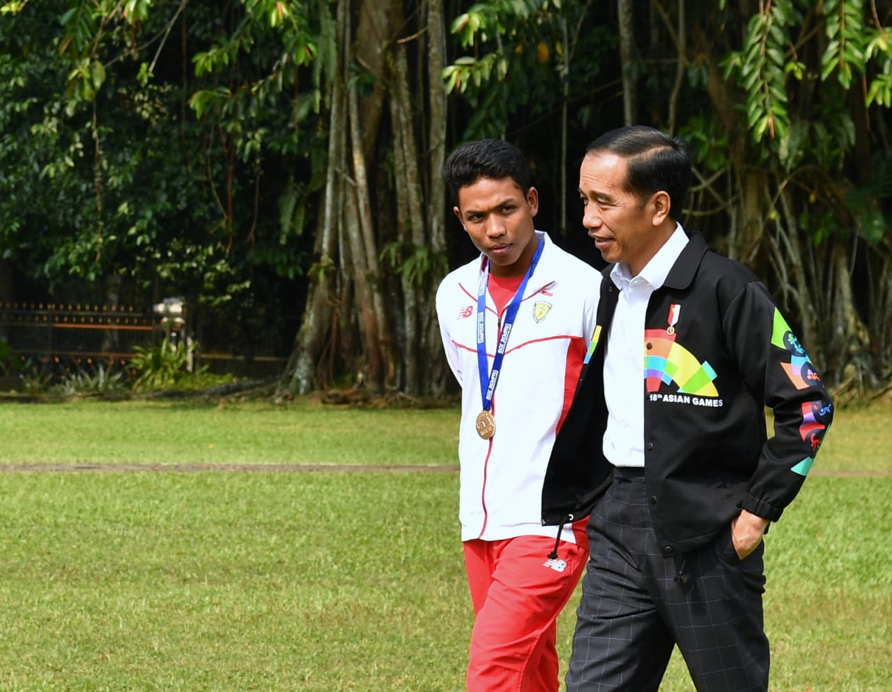 Presiden Jokowi: Keliru, Orang Besarnya itu Zohri!