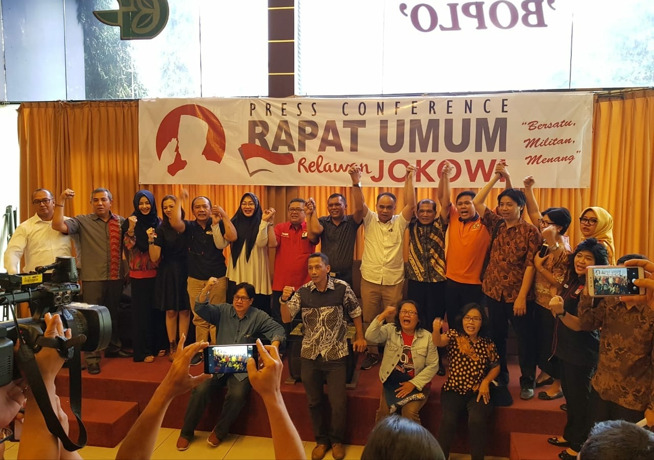 Rapat Umum Relawan Jokowi 2018, Bukti Energi Rakyat Makin Masif