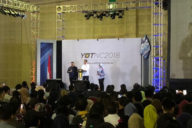 Presiden Jokowi Dorong Anak Muda Mengambil Peluang dalam Bisnis