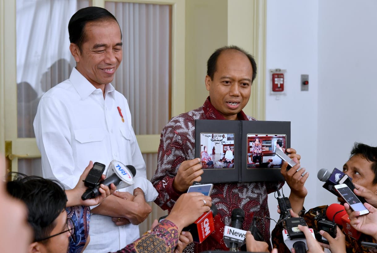 Bertemu Sutopo BNPB, Presiden Jokowi: Beliau Sangat Menginspirasi