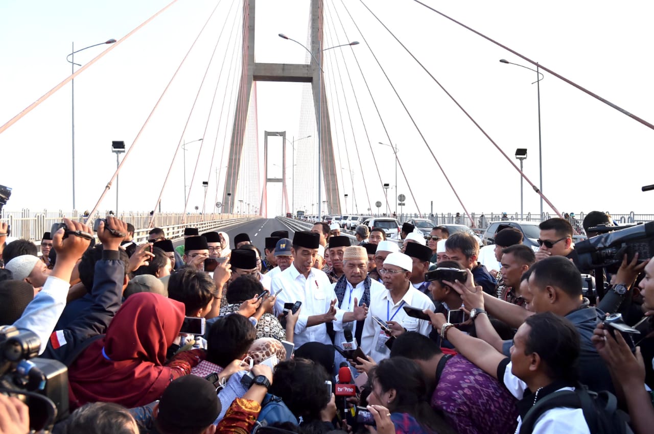Presiden Jokowi Harap Gratisnya Tol Suramadu Tumbuhkan Ekonomi Madura
