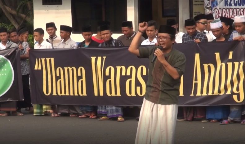 Santri Jombang Gelar Aksi Kecam Sandiaga Uno