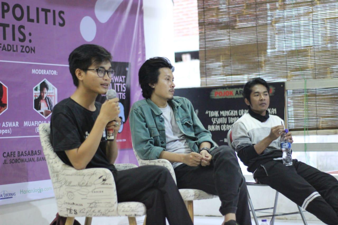 Aktivis Milenial Luncurkan Buku Kritik Puisi Fadli Berjudul ‘Syahwat Politis yang Puitis’