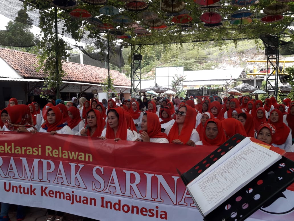 Rampak Sarinah Deklarasi Mendukung Jokowi-Ma’ruf