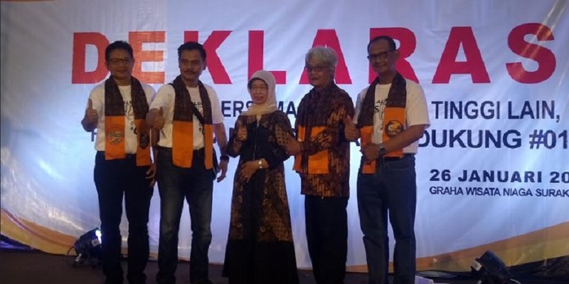 Alumni Trisakti Hadiri Deklarasi UNS Dukung Jokowi-Ma’ruf