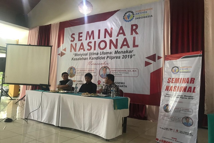 Soal Kesalehan Kandidat, Aktivis Milenial: Ijtima Ulama Hanya Akal-Akalan Politik