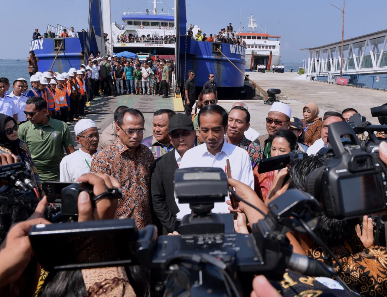 Presiden Jokowi Resmikan Pengembangan Pelabuhan Sibolga