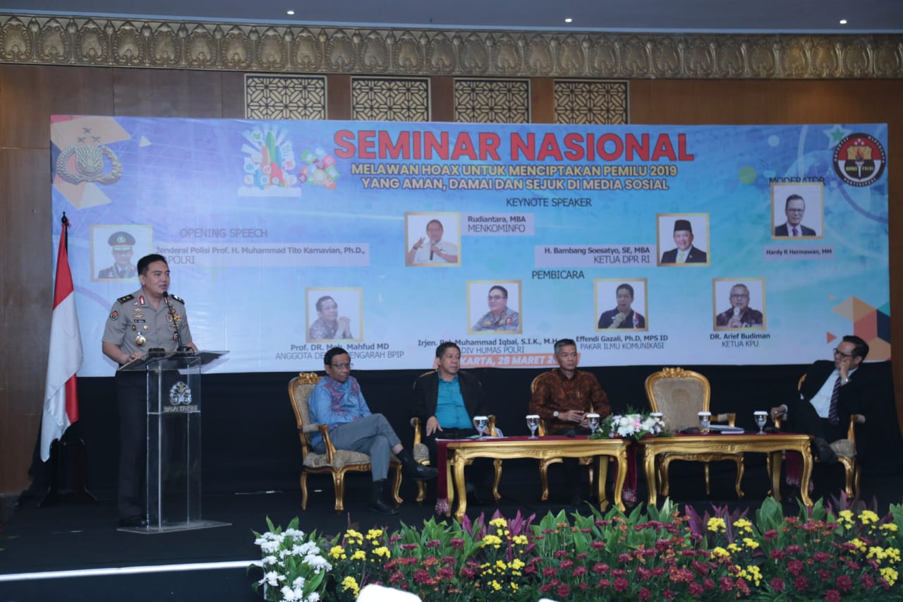 Lawan Hoax, Ciptakan Pemilu Yang Aman, Damai dan Sejuk Di Media Sosial