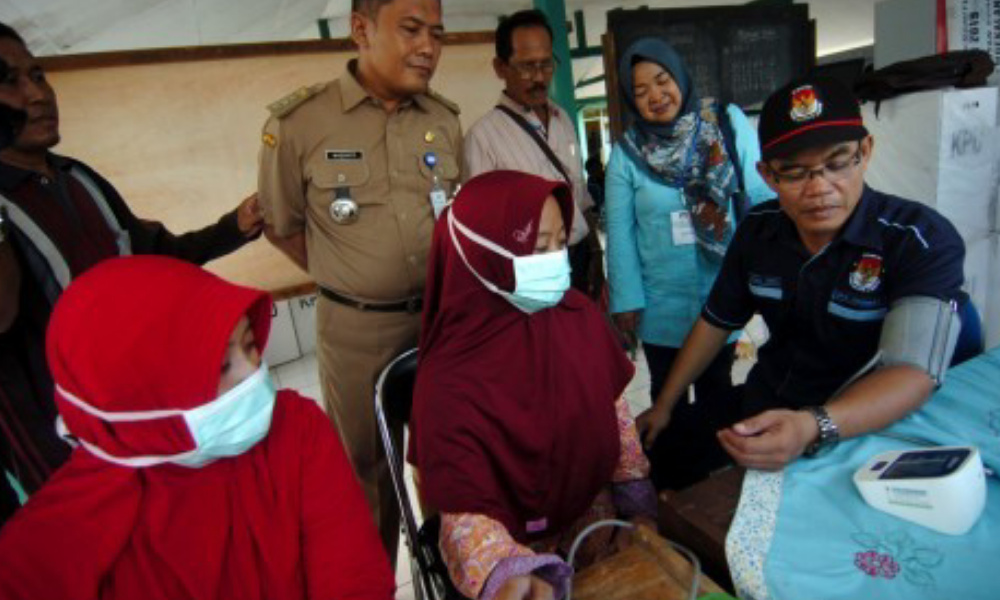 Dokter bersama Paramedis Siaga di Lokasi Penghitungan Suara