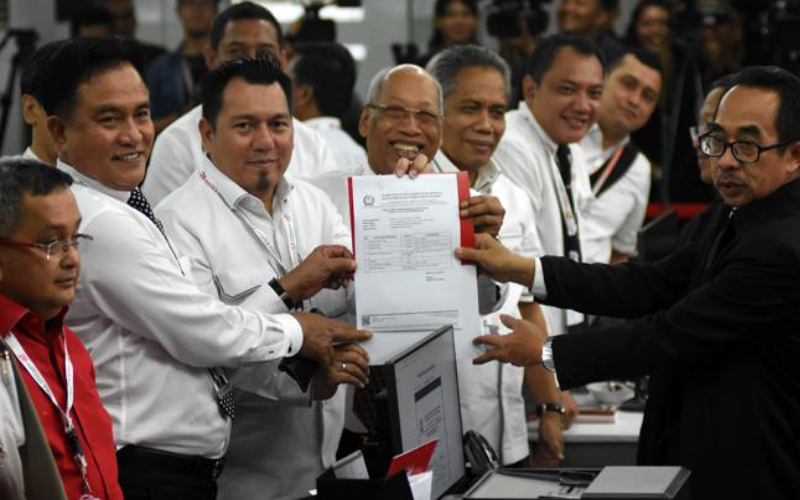 Sidang Sengketa Pemilihan Presiden, Kubu Jokowi Serahkan 19 Bukti ke MK