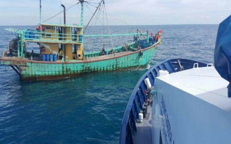 KKP Tangkap Kapal Ikan Berbendera Malaysia