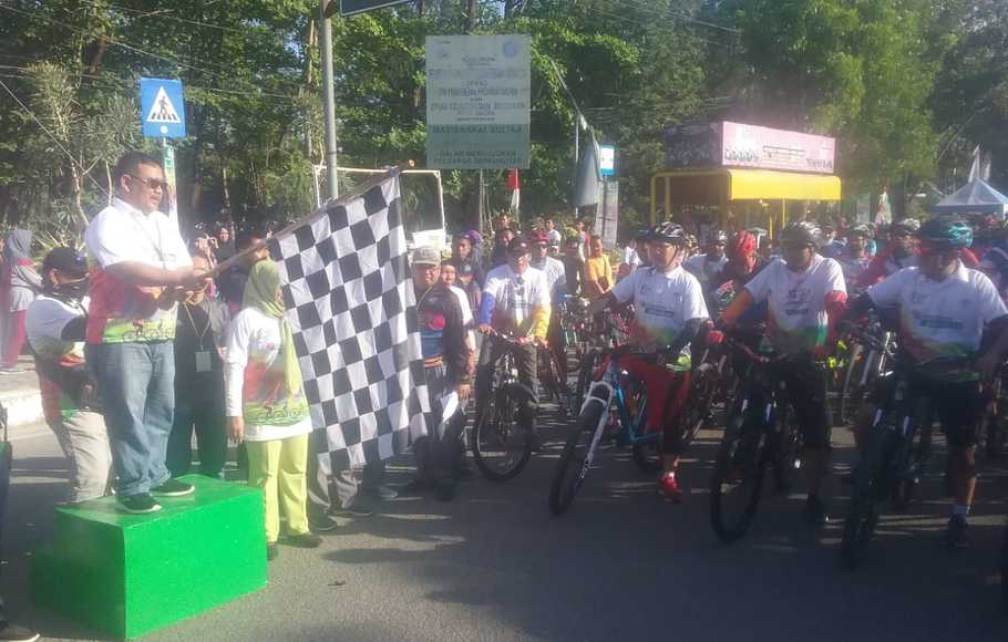 Gowes Nusantara 2019 di Kendari, Minggu (15/9/2019). (Foto: Istimewa)