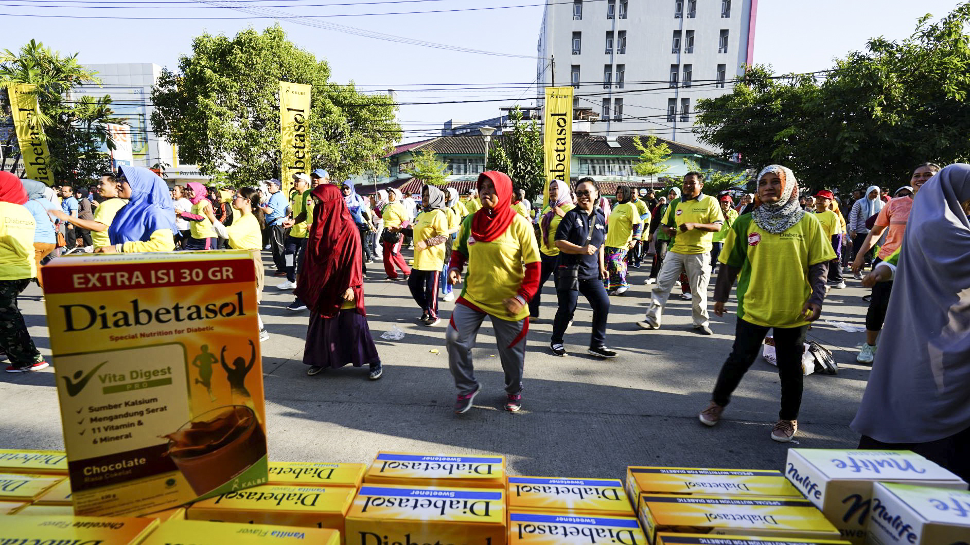 Peringatan World Diabetes Day bersama Diabetasol di Makassar 17 November 2019.