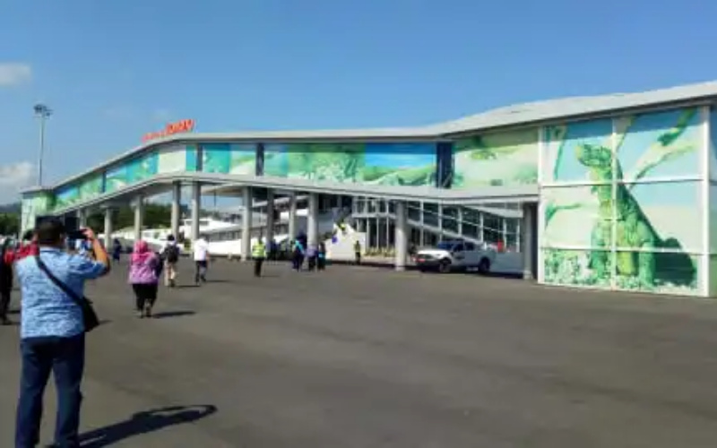 Bandara Komodo di Labuan Bajo, Nusa Tenggara Timur. (Foto: Kumparan) 