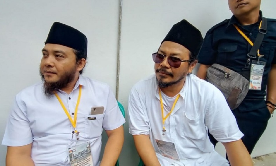 Vokalis band Jamrud, Krisyanto bersama Hendra Pranova (Foto: Medcom)
