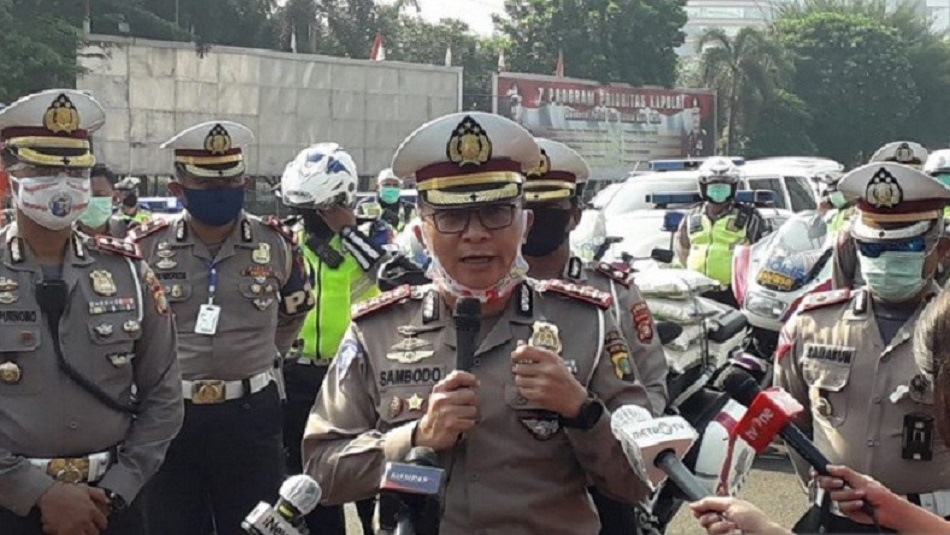 Direktur Lalu Lintas Polda Metro Jaya Komisaris Besar Polisi Sambodo Purnomo Yogo © Antara
