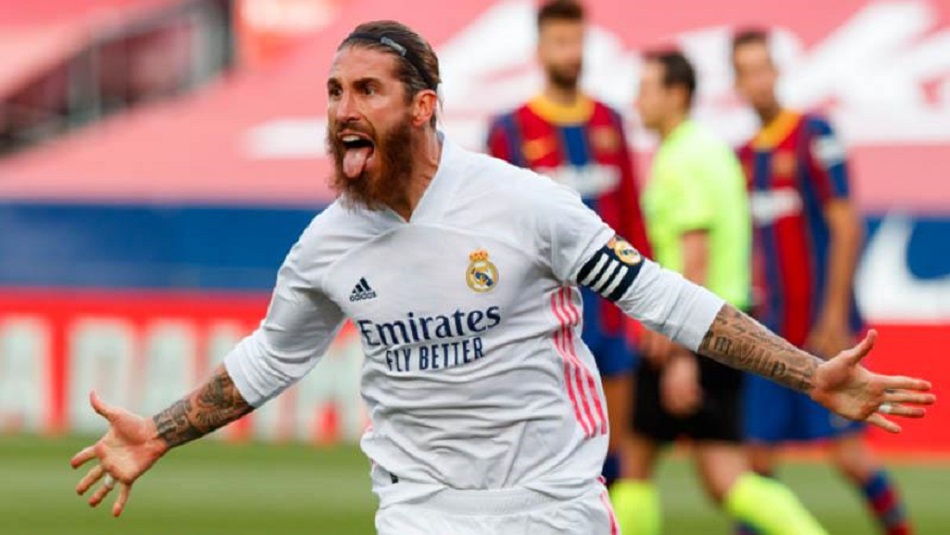 Kapten Real Madrid Sergio Ramos (Foto: La Liga Santander) 