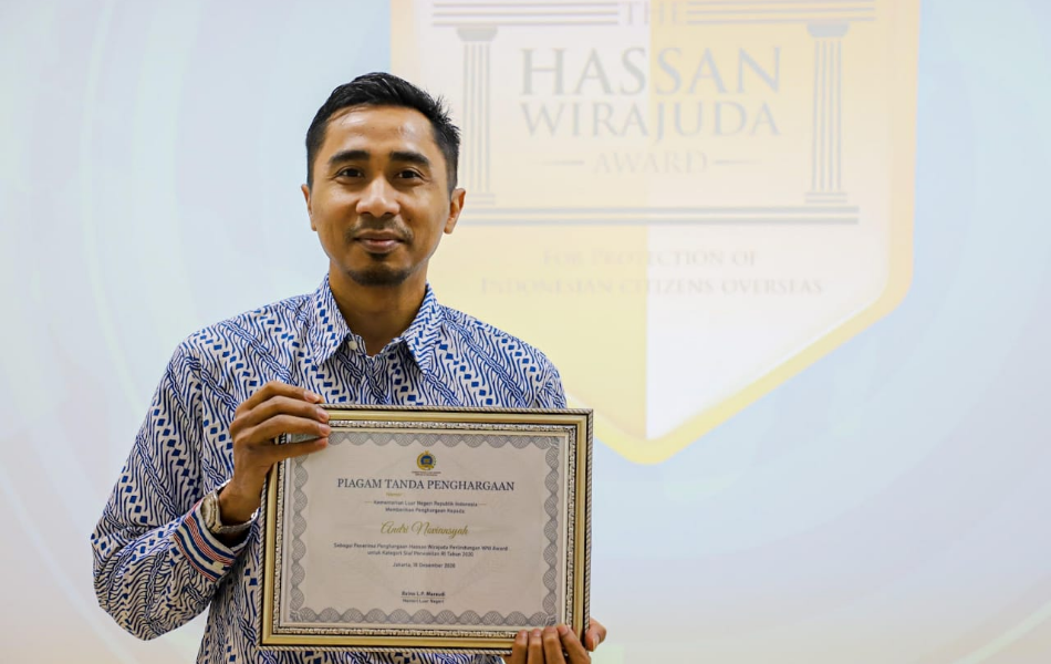 WNI di Rusia Terima Hassan Wirajuda Pelindungan Award Tahun 2020