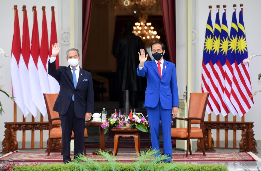 Presiden Joko Widodo Sambut Kunjungan Resmi PM Malaysia Muhyiddin Yassin