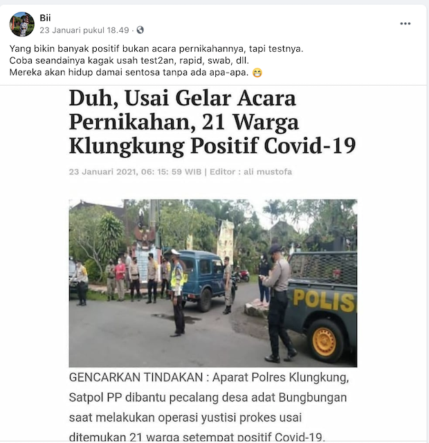 Benarkah Kasus Positif Covid-19 Melonjak Akibat Adanya Tes PCR? Ini Faktanya