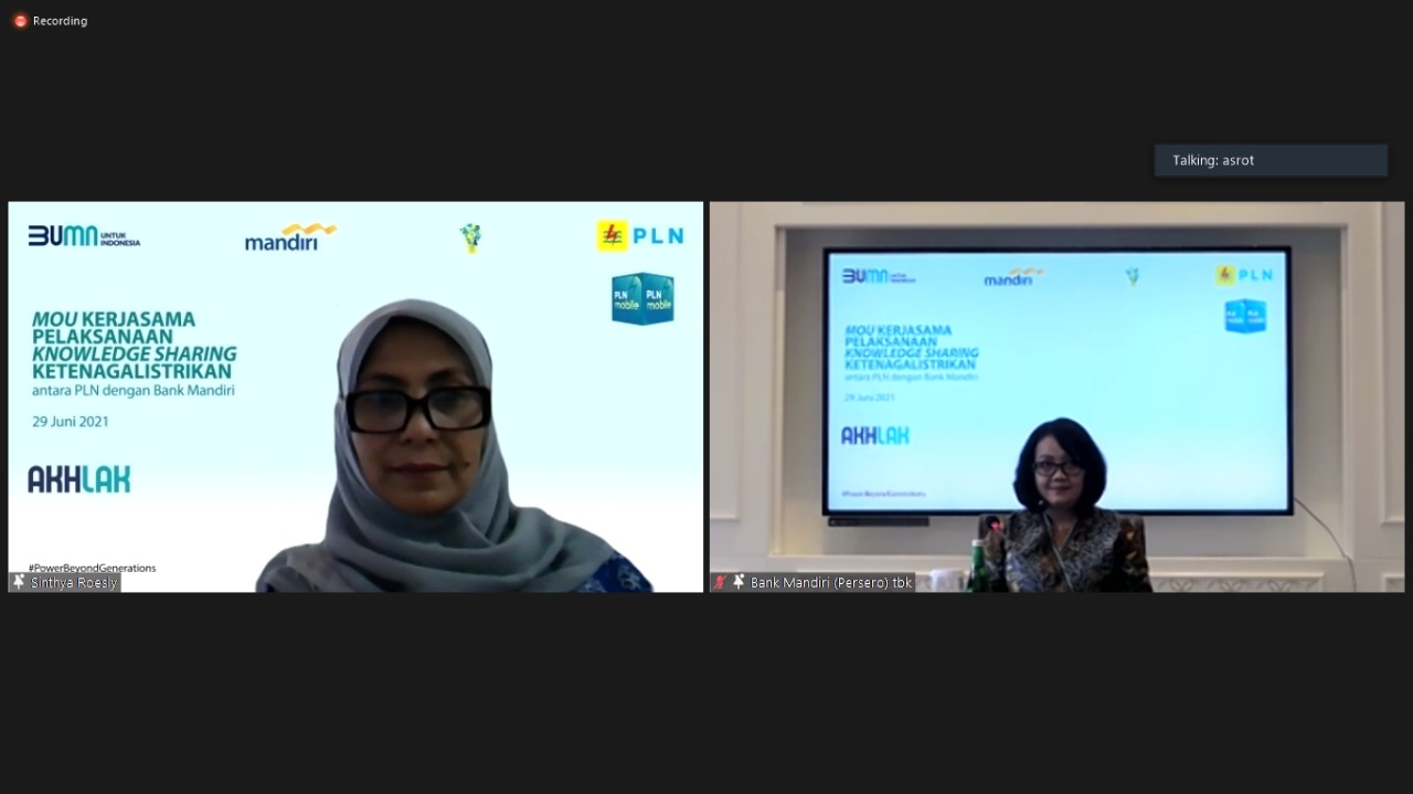 PLN Gandeng Bank Mandiri Perkuat Sektor Ketenagalistrikan