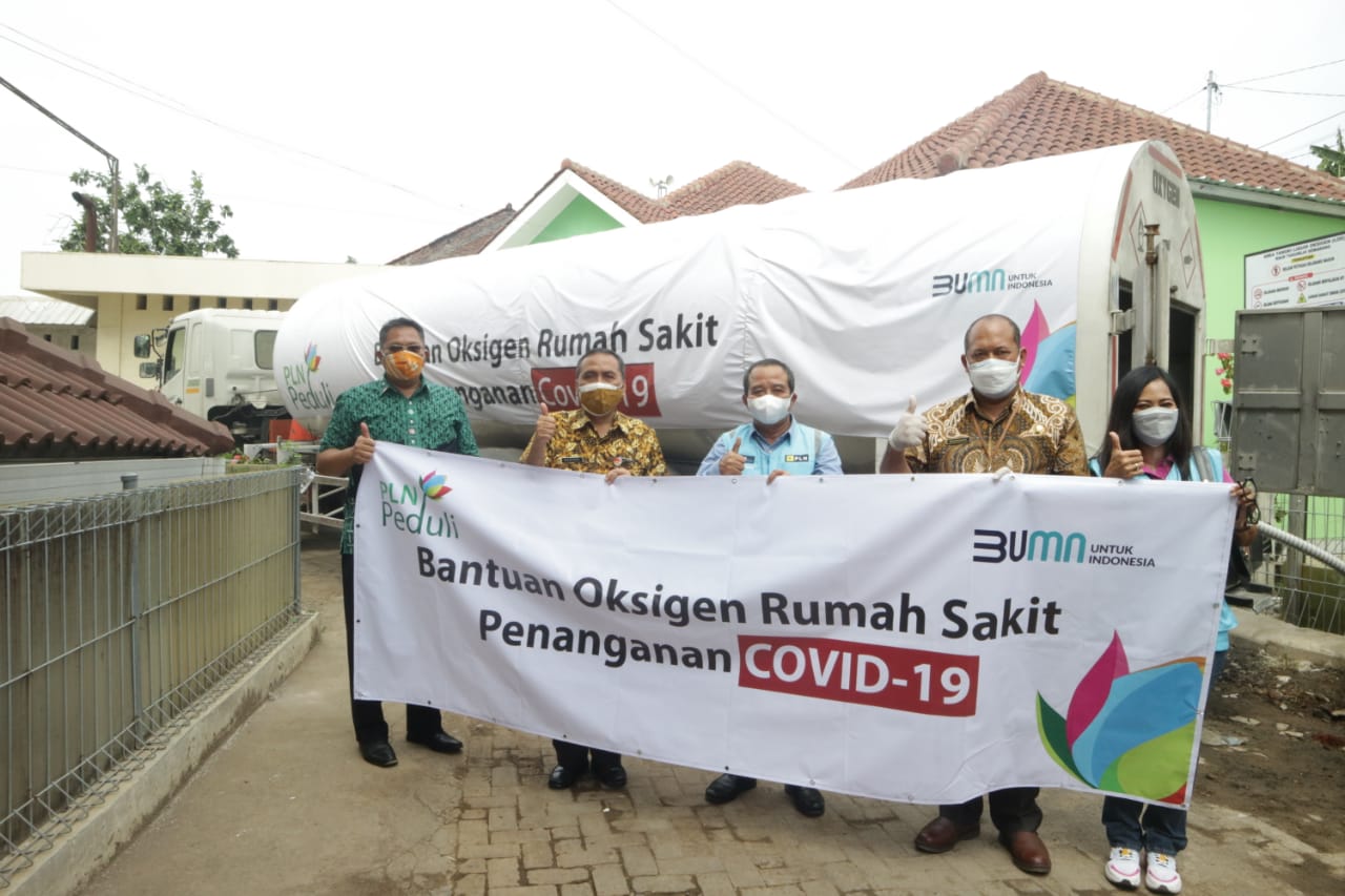 Penanganan Covid-19, PLN Lanjutkan Bantuan Oksigen Ke 4 Rumah Sakit