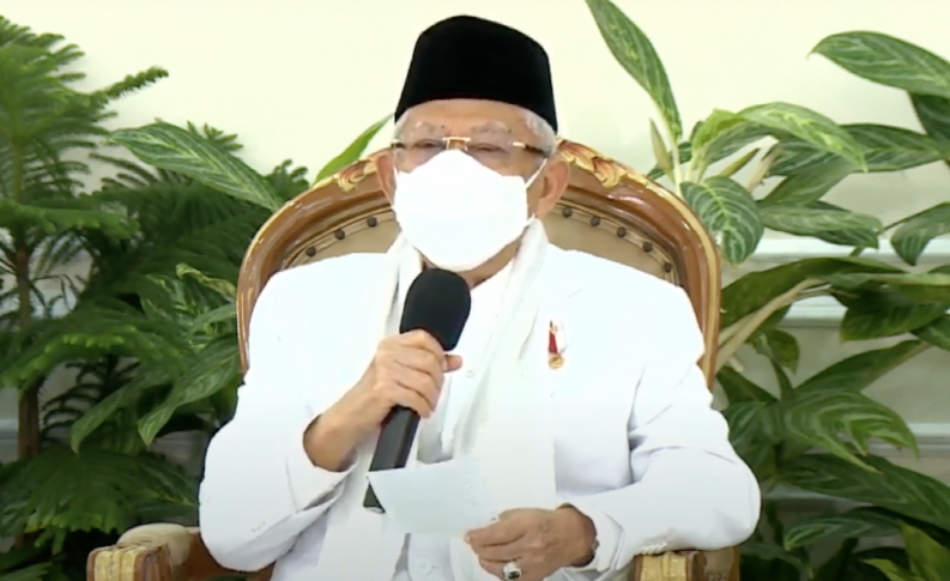 Wapres Ma’ruf Amin Ajak Ulama Dukung PPKM Darurat