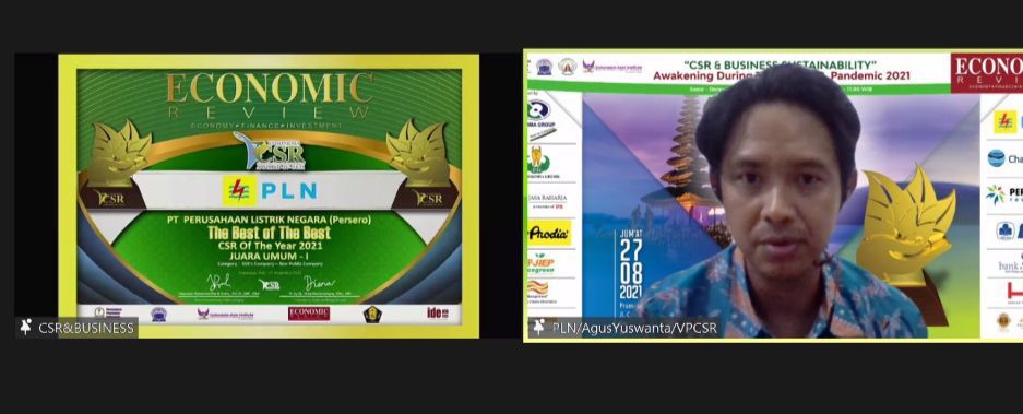 PLN Sabet Penghargaan Best of The Best CSR 2021