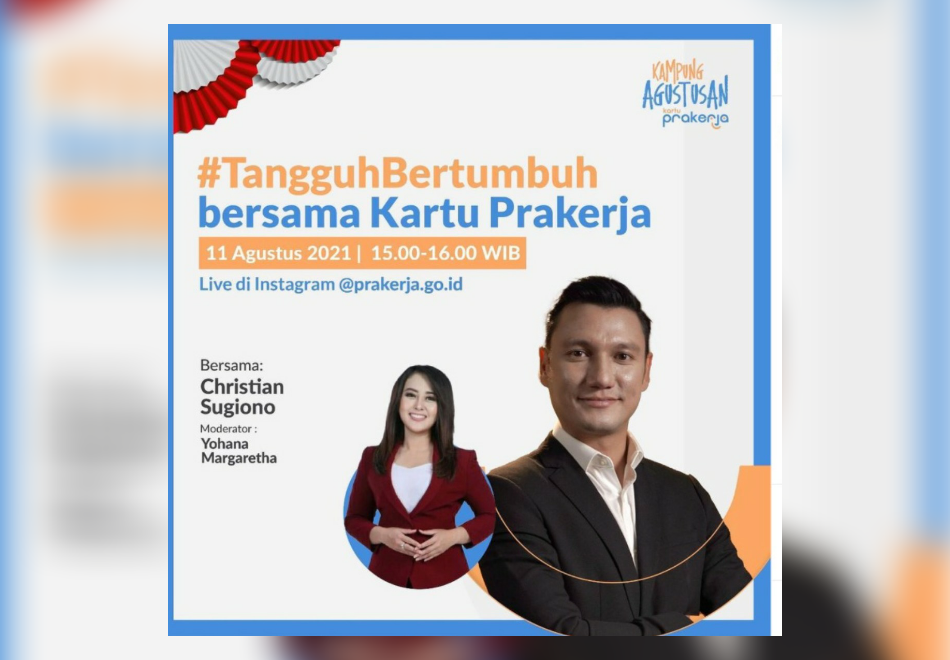 Tangguh Bersama dengan Kartu Prakerja (Foto: Ist/Serikat News) 