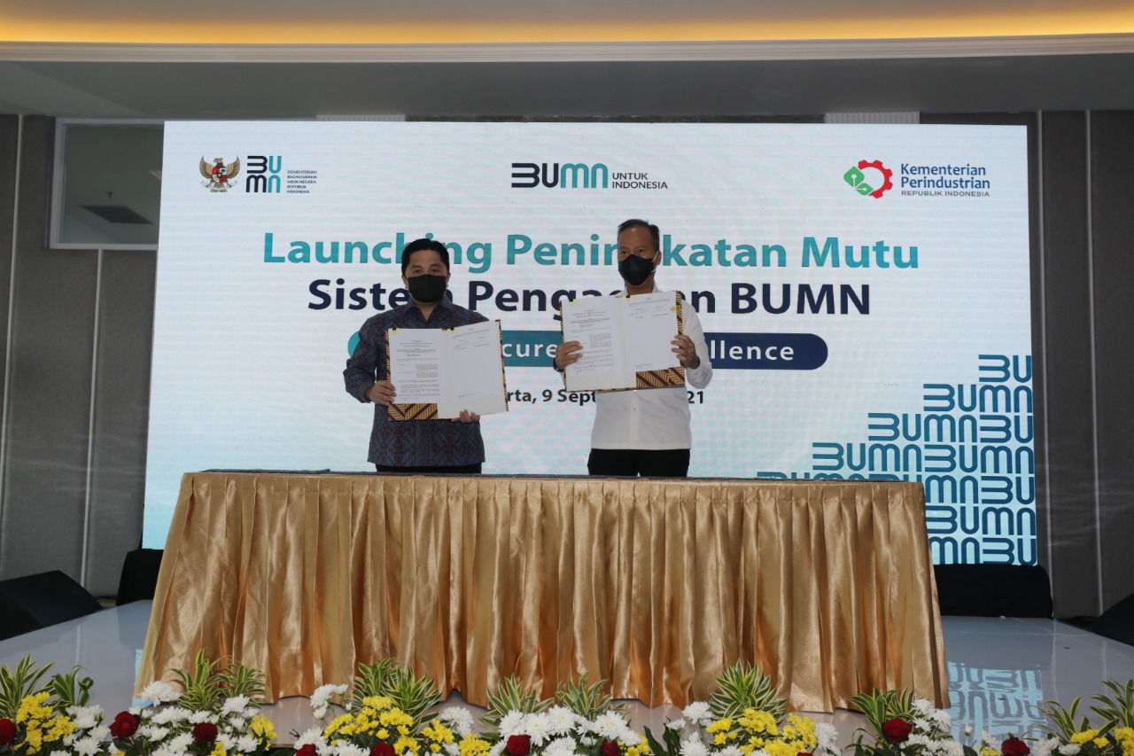Diluncurkan oleh Menteri BUMN dan Menteri Perindustrian, platform ini dapat menjadi wadah sinergi, pusat informasi, edukasi dan sharing knowledge bagi seluruh insan pengadaan di BUMN. (Foto: PLN/Serikat News)