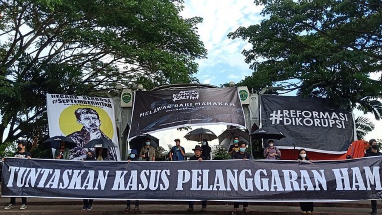 Aksi Kamisan Kalimantan Timur. (Foto: Isntagram @aksikamisankaltim)