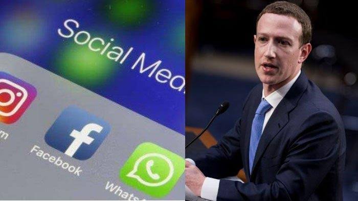 WA, Facebook, IG Down Sekitar 6 Jam, Mark Zuckerberg Rugi Rp 85,6 Triliun