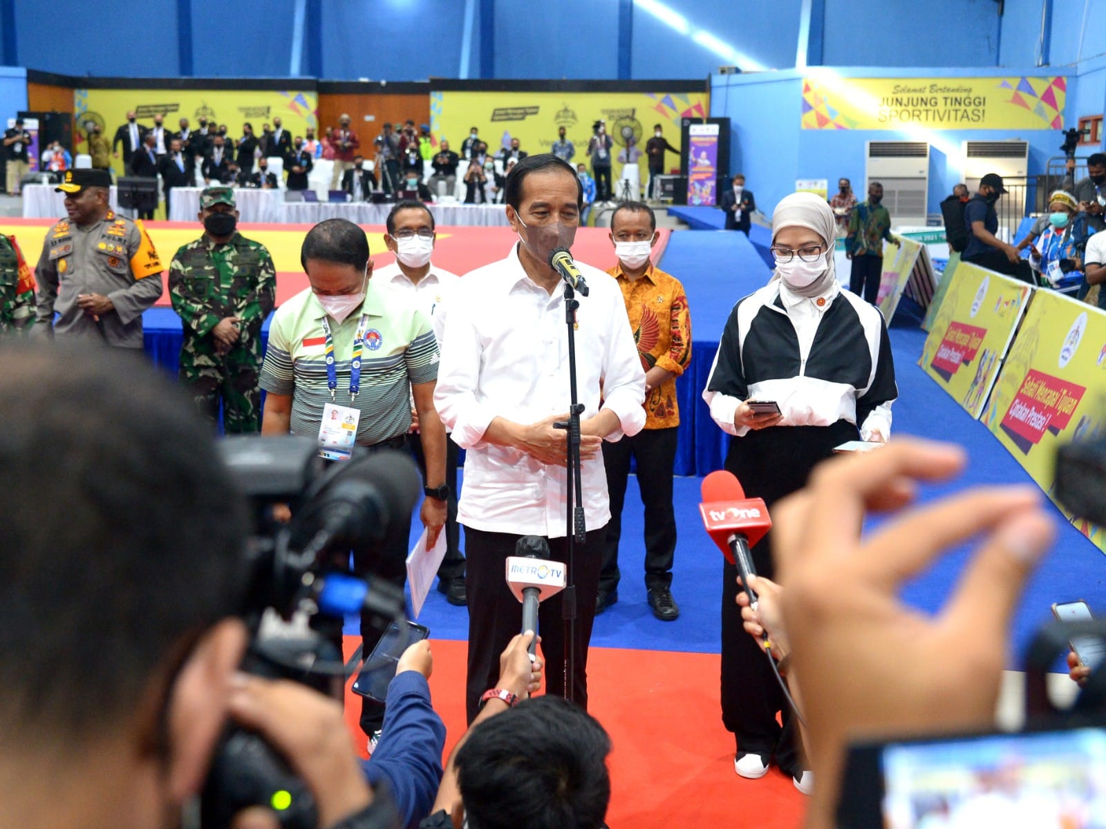 Presiden Joko Widodo Apresiasi Pelaksanaan Peparnas XVI Papua 2021