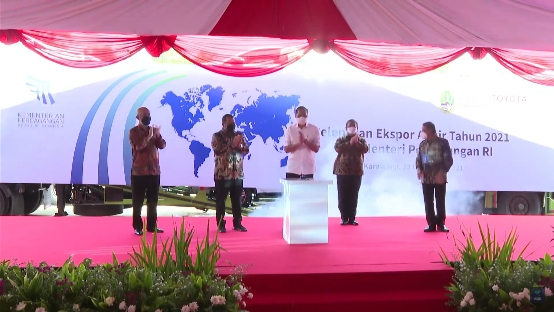 Lepas Ekspor Senilai Rp35,03 Triliun, Mendag: Ekonomi Nasional Mulai Pulih