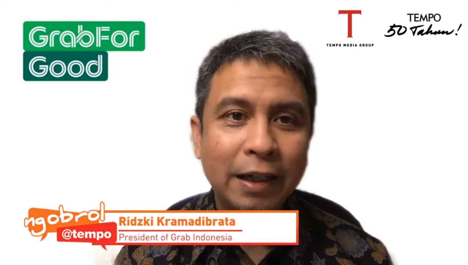 Presiden Direktur Grab Indonesia, Ridzki Kramadibrata (Foto: PLN)