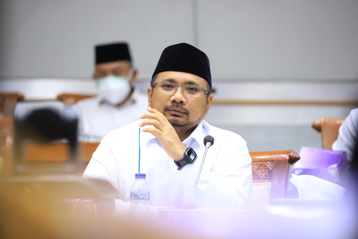 Foto: Menteri Agama Yaqut Cholil Qoumas atau Gus Yaqut (Humas Menag)