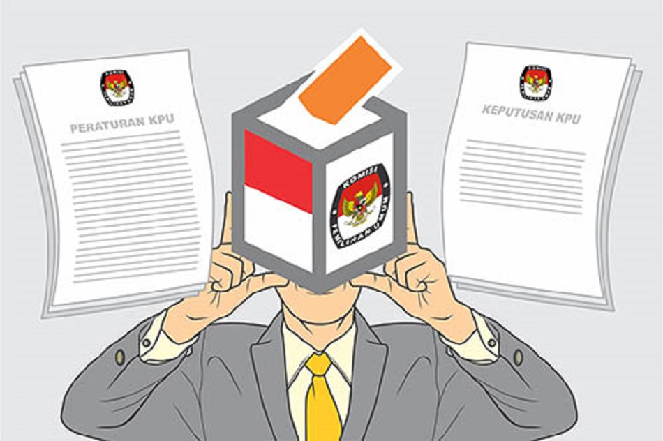 Ilustrasi penyeleggara pemilu (Foto: Hukum Online)
