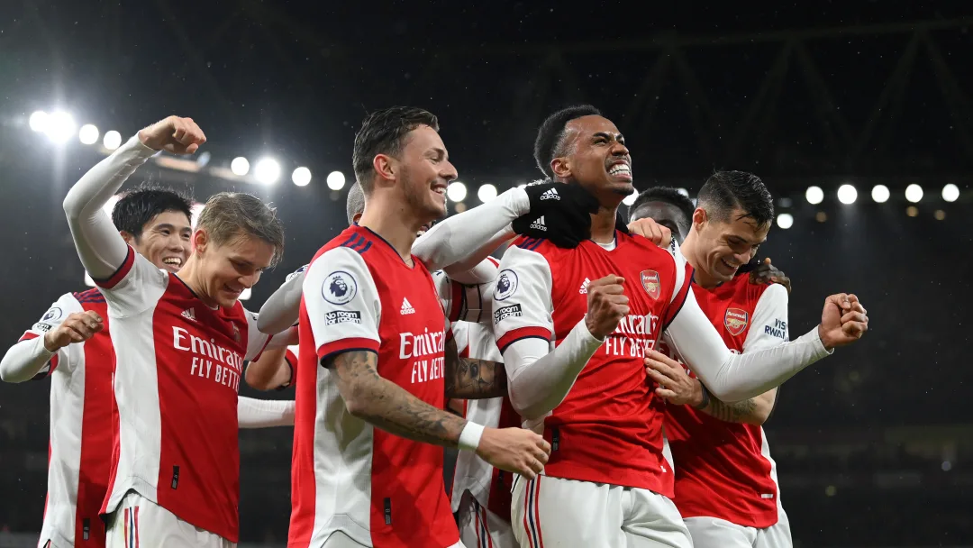 Selebrasi pemain Arsenal (Foto: GettyImages)