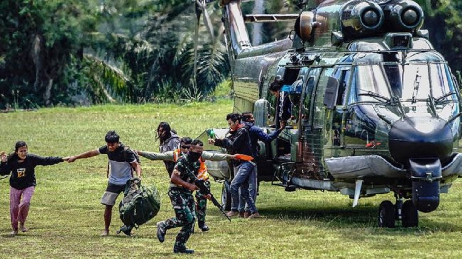 Ilustrasi penanganan keamanan di wilayah Papua akibat penyerangan KKB. (Foto: CNN Indonesia)