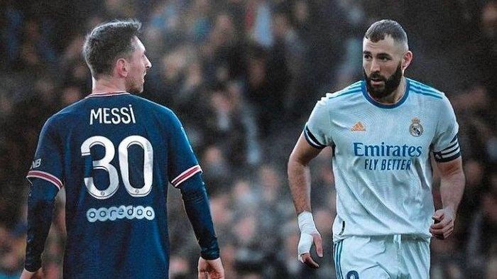 Bintang pemain kedua tim, Messi dan Benzema (Foto: Net) 