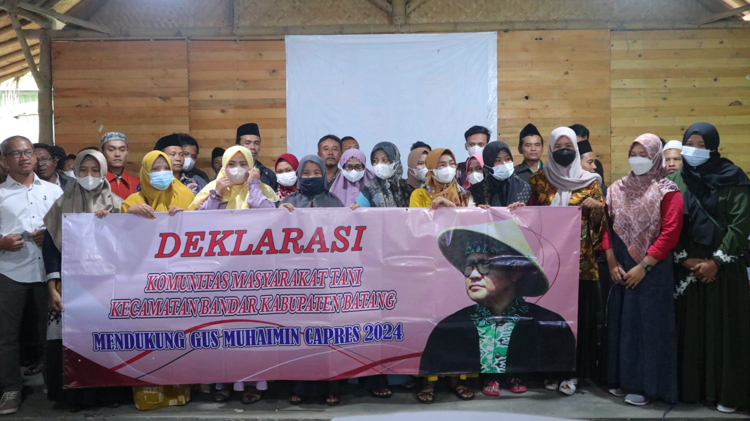 Komunitas Masyarakat Tani (KMT) mendukung kepada Gus Muhaimin presiden 2024. (Foto: Ist/Serikat News)