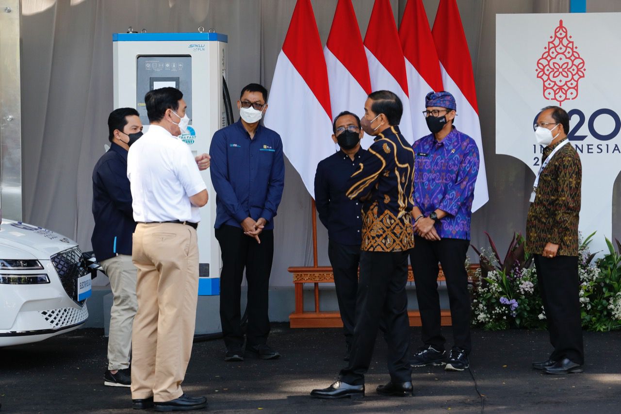 Presidensi G20 adalah kesempatan yang sangat baik bagi Indonesia untuk menunjukkan berbagai komitmen terhadap pengurangan emisi CO2, melalui penggunaan kendaraan listrik. (Dok, PLN)