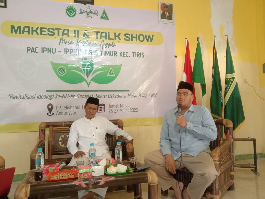 Gus Fatih saat mengisi di acara talk show IPNU-IPNNU
