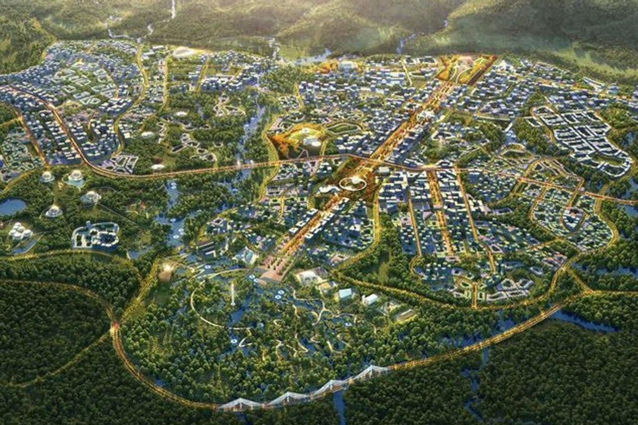 IKN Nusantara di Kalimantan Timur. (Foto: Kementerian PUPR)