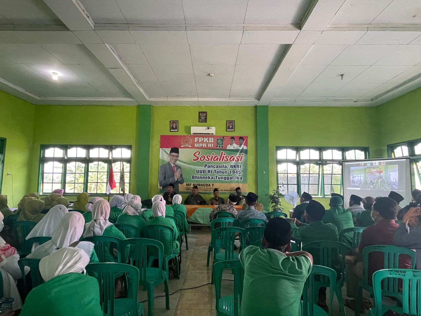 Peserta dalam acara Sosialisasi 4 Pilar Kebangsaan. (Foto: Istimewa)