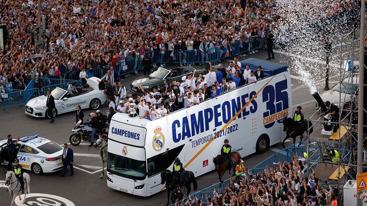 Real Madrid juara La Liga 2021/2022. (Foto: Twitter/Real Madrid) 