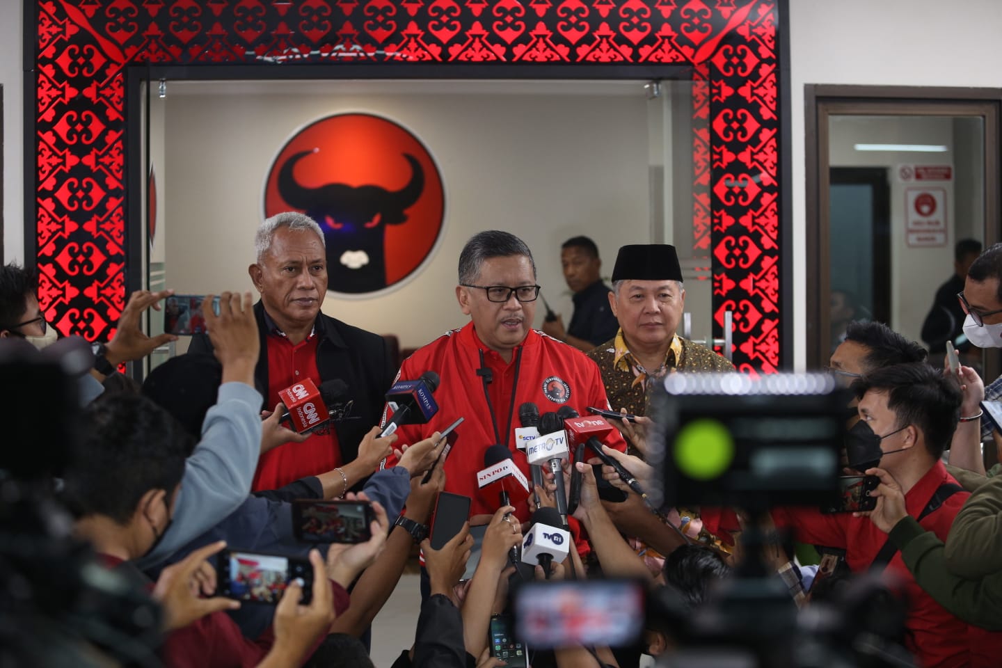 DPP Partai Demokrasi Indonesia Perjuangan (PDIP) akan menggelar Rapat Kerja Nasional (Rakernas) II Tahun 2021 di Sekolah Partai, Lenteng Agung, Jakarta Selatan, Senin (20/6/2022).